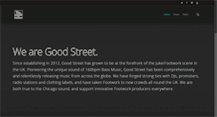 Desktop Screenshot of goodstreetrecords.com