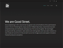 Tablet Screenshot of goodstreetrecords.com